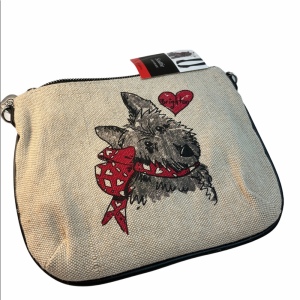 Brighton Scottie Dog Crossbody new canvas