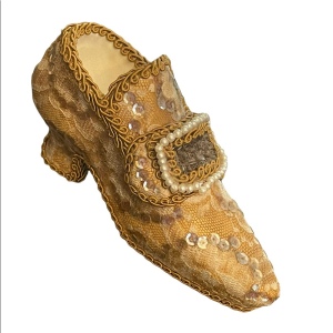 Wayne Kleski Katherines collection Retired embellished Victorian shoe