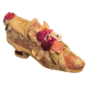 Wayne Kleski Katherines Collection retired Embellished Victorian shoe decor