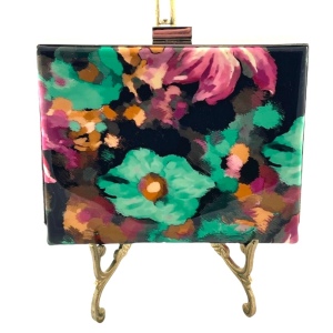 Melanie Lynn Hard Shell shoulder bag summer spring flowers evening cruise event