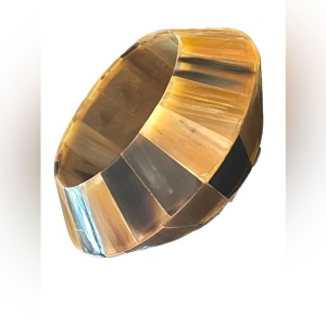 Large chunky earthy resin???? bangle bracelet