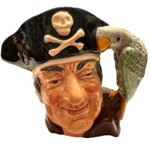 Vintage Royal Doulton Long John Silver Toby Mug Jug 4.25”