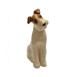 Vintage made in England bone China dog figurine 5”