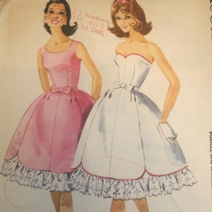 VTG Mccalls UNCUT Sewing Pattern Party Dress