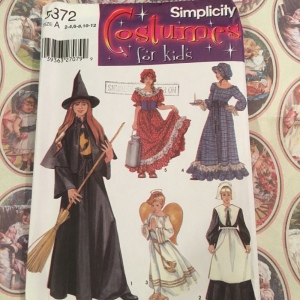 Simplicity Kids costume sewing pattern sz 2-12