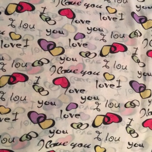 “I LOVE YOU” Silky wrap scarf sooo pretty!