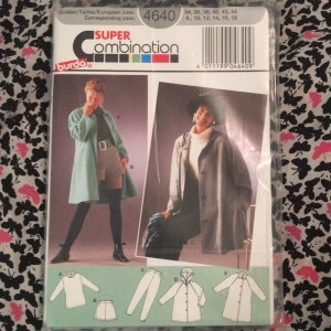 BURDA Sewing pattern Coat pants shorts UNCUT