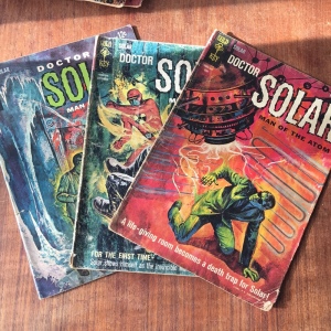 Vintage 1960s Dr Solar Comic books Lot