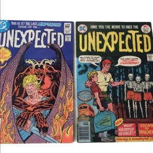 Vintage 1980s Comic book lot DC Unexpected