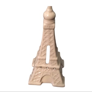 Ceramic Eiffel tower Paris coin bank