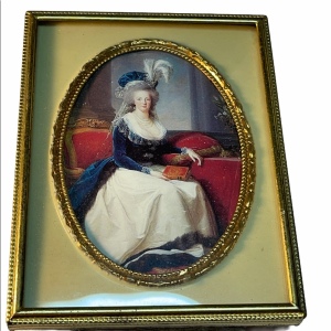 Vintage Cameo Picture Marie Antoinette