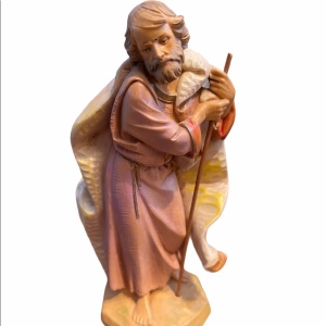 G Simonetti Italy Sheppard religious statue