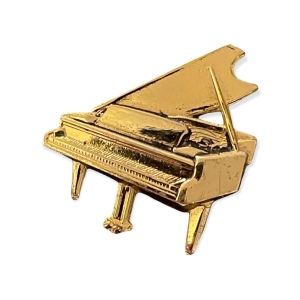 Vintage Gold tone piano brooch