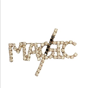 Vintage “MAGIC” Rhinestone brooch