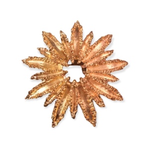 Vintage gold tone Starburst large Avon Brooch