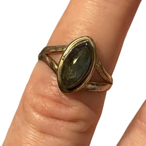 Vintage Sterling sterling silver labradorite Ring