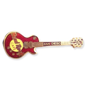 Hard Rock Cafe San Diego Guitar brooch