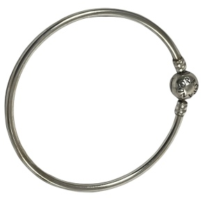 Sterling silver 925 ALE Pandora bangle charm bracelet