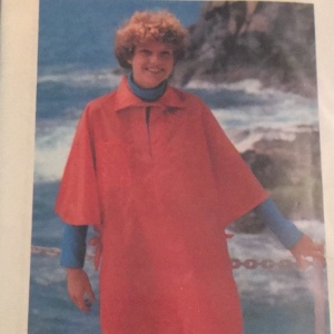 VTG Butterick Poncho sewing pattern UNCUT