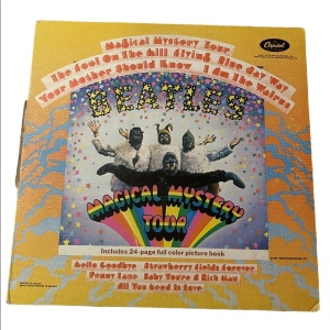 Vintage Beatles Magical Mystery Tour Recod Album Vinyl LP