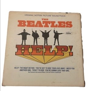 The Beatles Help Vintage Record LP Vinyl Capitol Records