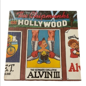 Chipmunks Hollywood Vintage Record LP Vinyl