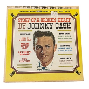 Vintage Story of a broken Heart Johnny Cash 1960s