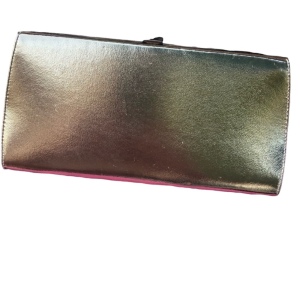 Vintage John Hart gold metalic evening wristlet