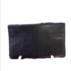 Vintage England black leather soft supple wallet