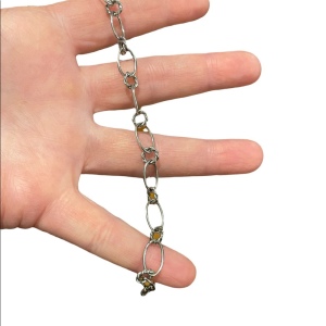 Sterling silver 925 Link bracelet charm