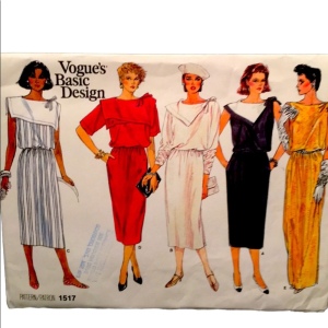 VTG Vogue Dress sewing pattern UNCUT