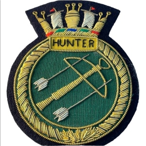 Vintage Handmade Canadian Military patch HUNTER