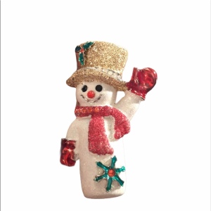 2007 limited ed Butler Frosty snow man sparkle brooch ⛄️ FAC