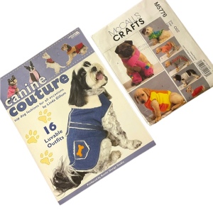 DOG coats scarf warmers clothing Sewing patterns book Mccalls LOT 2 pcs