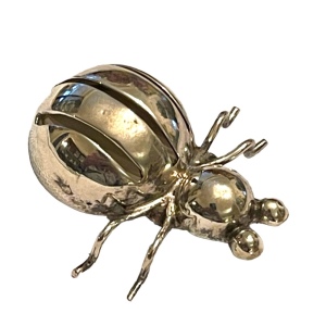 Vintage Large TC-254 Artisan Taxco Mexico 925 sterling spider brooch