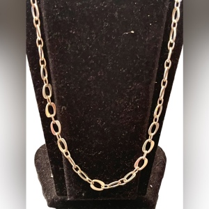 Sterling silver 925 MiLOR Italy fancy chain link necklace