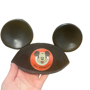 VINTAGE Walt Disney World Mickey Mouse Ears Hat Jacobson Child Made in USA New