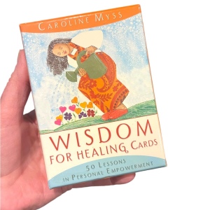 OOP HTF Wisdom for Healing Cards Caroline Myss New Age Hay House VG preownd