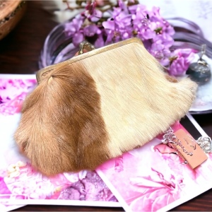 Vintage 1950s Horse hair coin purse