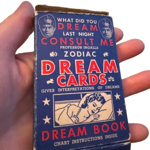 1930s Ingalls Dream Cards Fortune telling oracle Vintage rare oracle zodiac