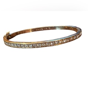 Lovely GIVENCHY Gold finish CZ bangle HQ Bracelet