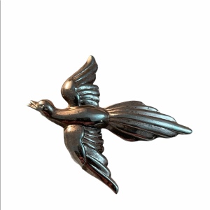 Vintage sterling silver 925 Coro Bird brooch