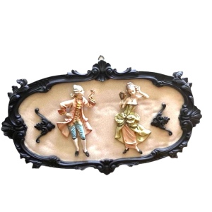 Victorian Style vintage 3d plaque picture