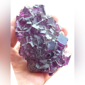 Vintage chunk of Purple Fluorite Stone specimin