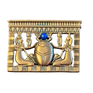 Egyptian Scarab Pectoral Brooch - Egyptian New Kingdom Museum reproducti…