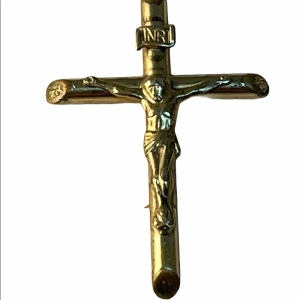 Vintage 14k Gold filled Crucifix pendant